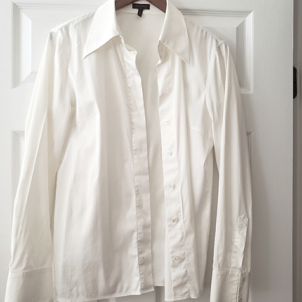 Women's Escada White Blouse